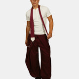 Wine Double Trousers