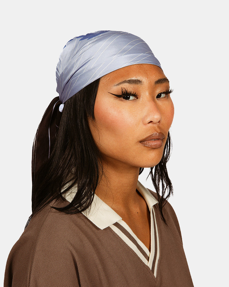 Brown Lavender Bleu Handkerchief