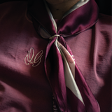 Wine Flower Handkerchief