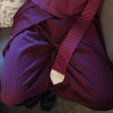 Wine Double Trousers