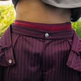 Wine Double Trousers